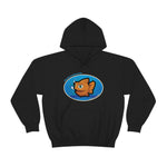 Load image into Gallery viewer, Basketball Christian Fish – Unisex Heavy Blend™ Hooded Sweatshirt
