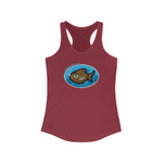 Load image into Gallery viewer, Football Christian Fish – Women&#39;s Ideal Racerback Tank
